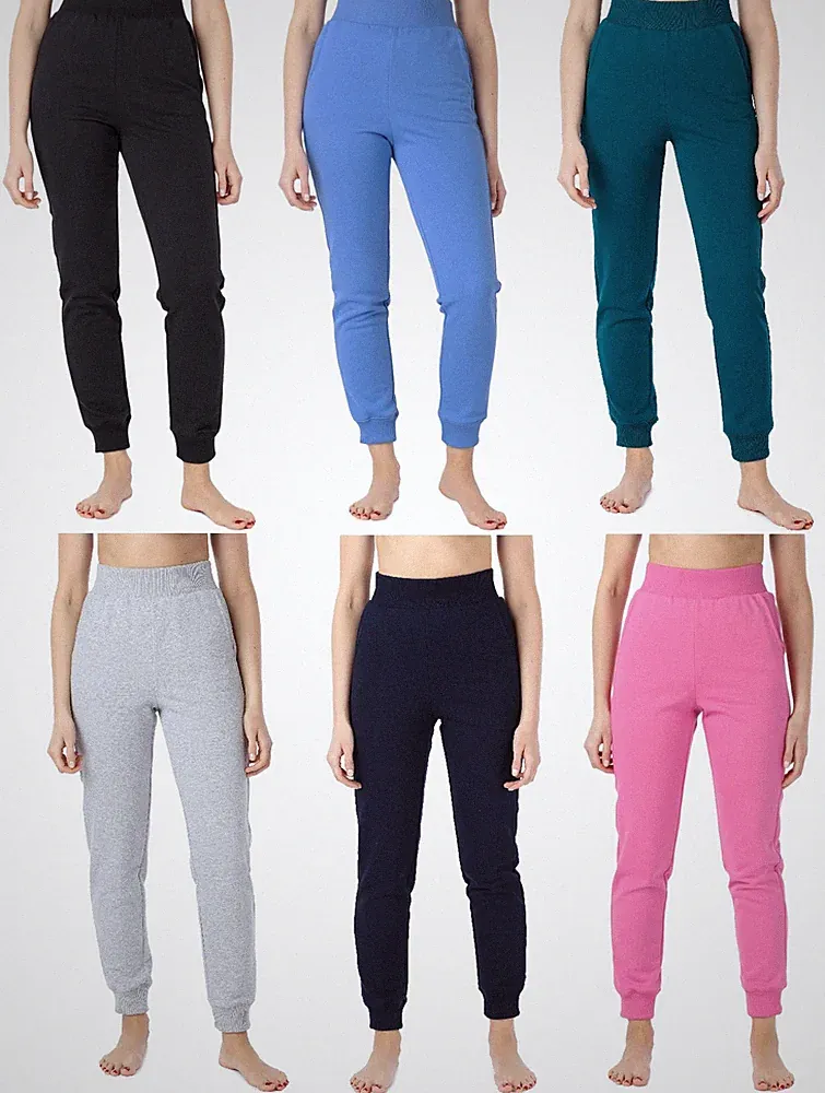 Bellivalini Damen Sporthose Lang Baumwolle Jogginghose Mit Hoher Taille Fitness