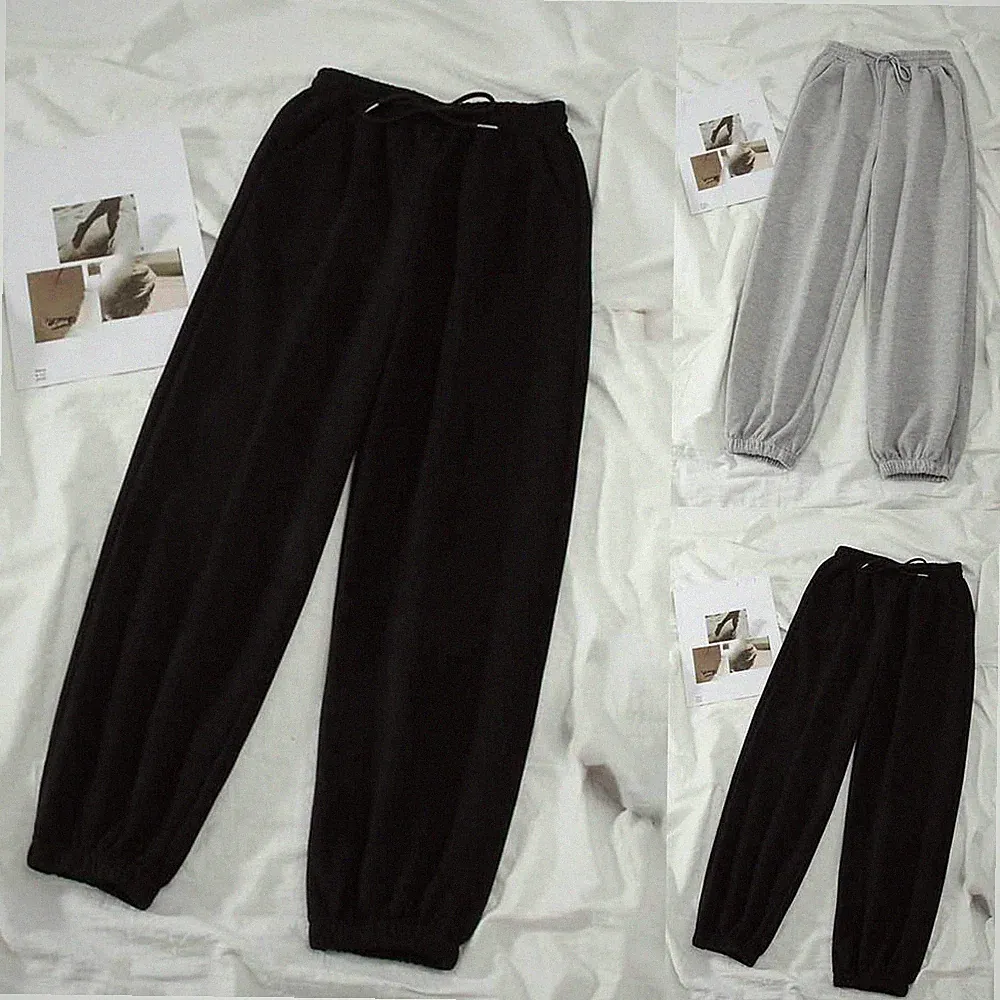 Bequeme Baggy Jogginghose Gummibund Sporthose Streetwear Hose