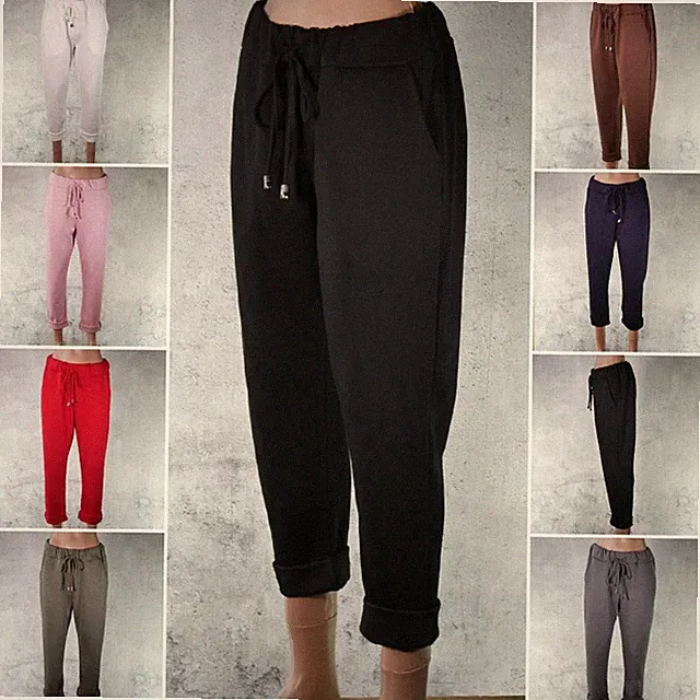 ♥️ Bequeme Italy Joggpants Jogging Jogpants Hose Chino 38-40 evtl. kl. 42