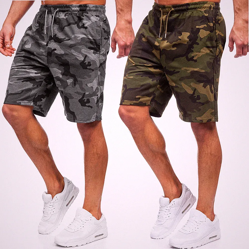 Bermudas Kurzhose Sporthose Shorts Jogging Kurze Sport Motiv Herren BOLF Camo
