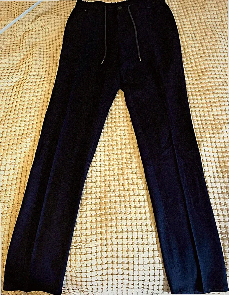 Berwich Anzughose Jogging-Hose 100% Wolle blau Gr. 46 - Neu - made in Italy