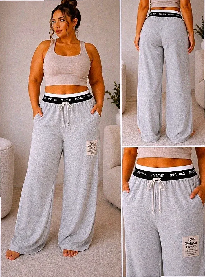 Big Size Curvy Jogginghose Freizeithose Sommerhose Italy 40 42 44 46 48 50 52