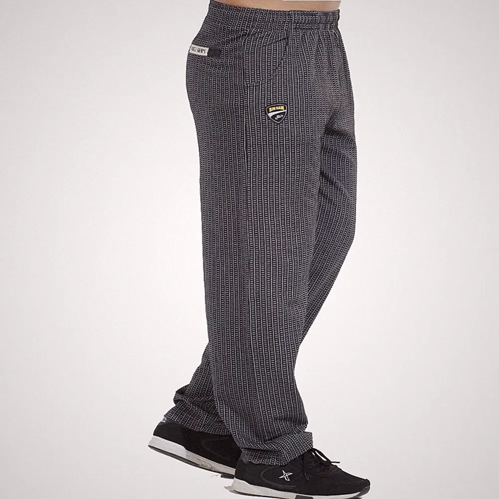 BIG SM Bodyhose Jogginghose Sporthose Bodybuilding Reißverschluss hinten 1028