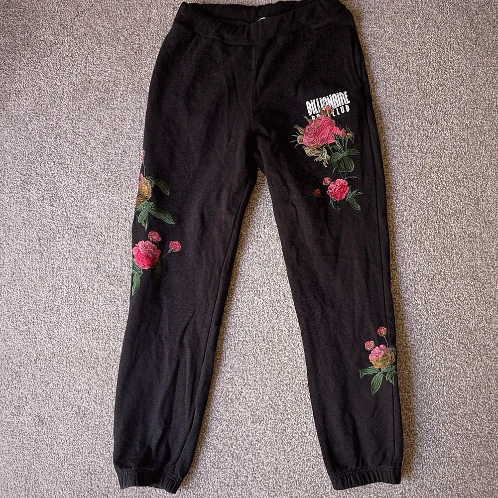 Billionaire Boys Club bestickte Blumen Jogginghose Sweat Pant Herren Medium gebraucht
