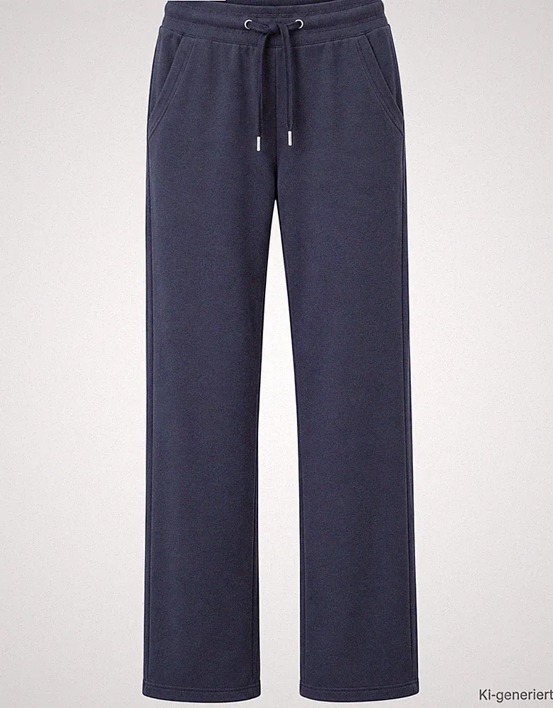BLUE MOTION Damen Jogginghose Gr. 40/42 M Dunkelblau Wellnesshose Freizeit Z