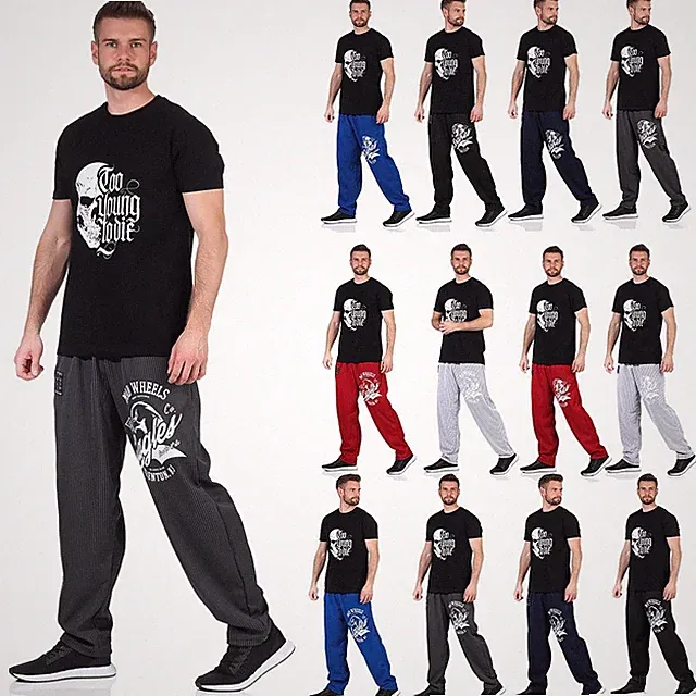 Bodybuildinghose Jogginghose Sporthose Pumperhose Schlange+Adler Motiv Gr. M-8XL