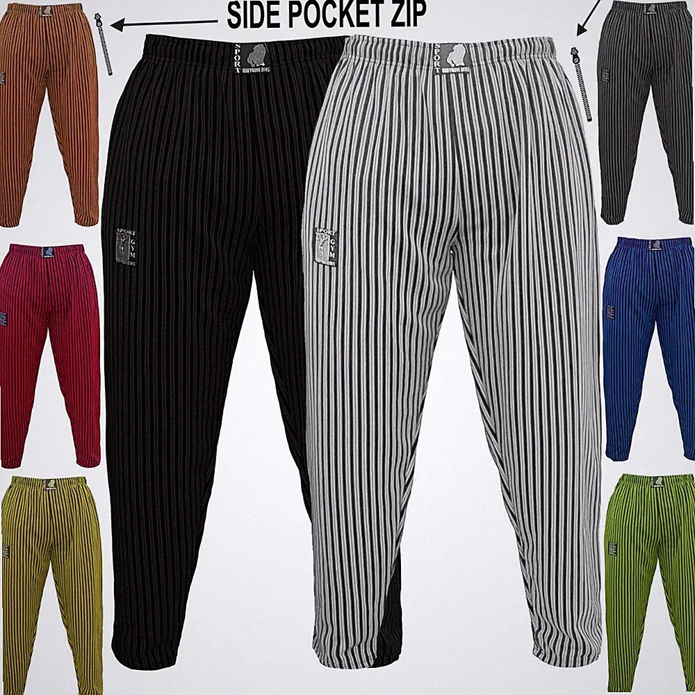 Bodybuildinghose Reißverschluss Jogginghose GYM Hose Pumperhose Freizeithose Zip