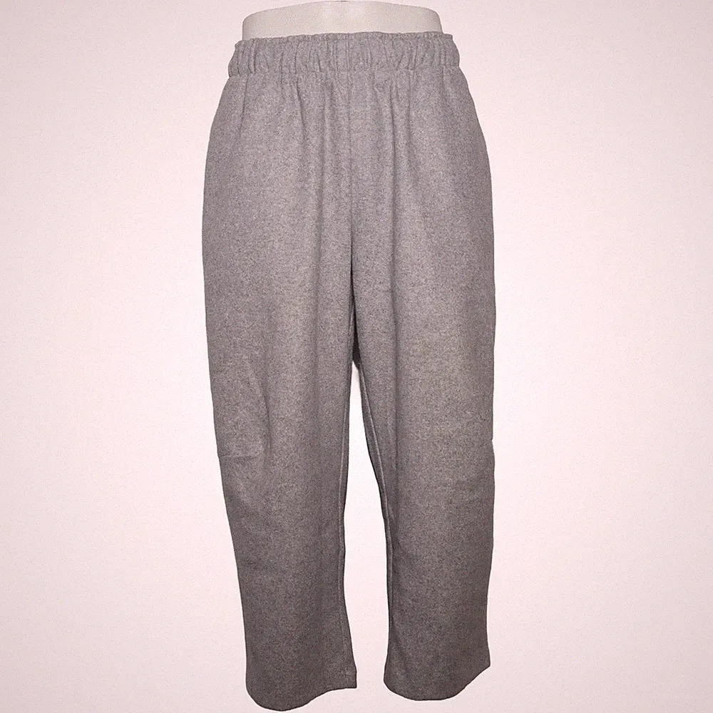 Bonprix, Jogginghose, Größe: 48/50, Grau, Polyester, Einfarbig, Fleece #0uE