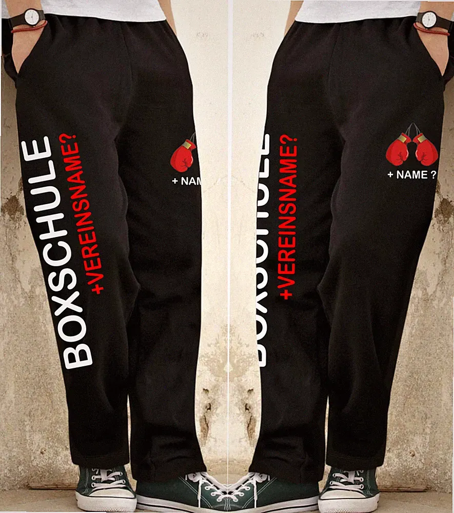 Boxen Boxsport Schule Jogginghose Sporthose Trainingshose Freizeithose Hosen 2