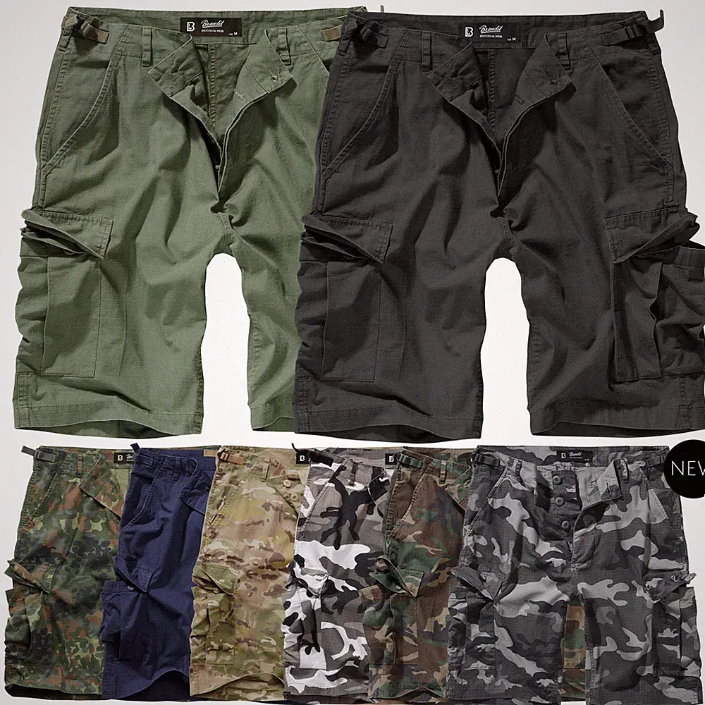 Brandit BDU Ripstop Shorts Herren Cargo Bermuda kurze Hose Army Freizeit Neu