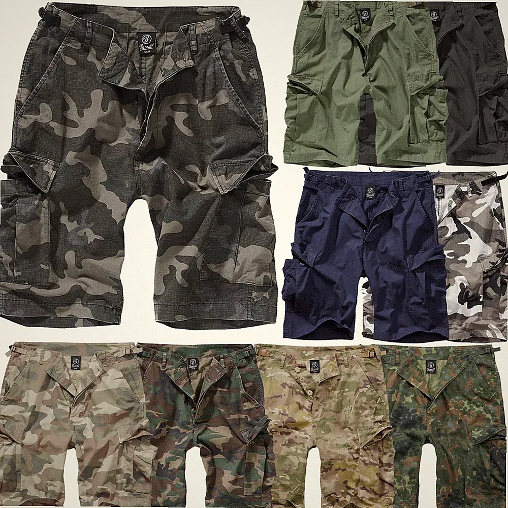 Brandit BDU Ripstop Shorts S-7XL Army Cargo Bermuda Outdoor Short kurze Hose