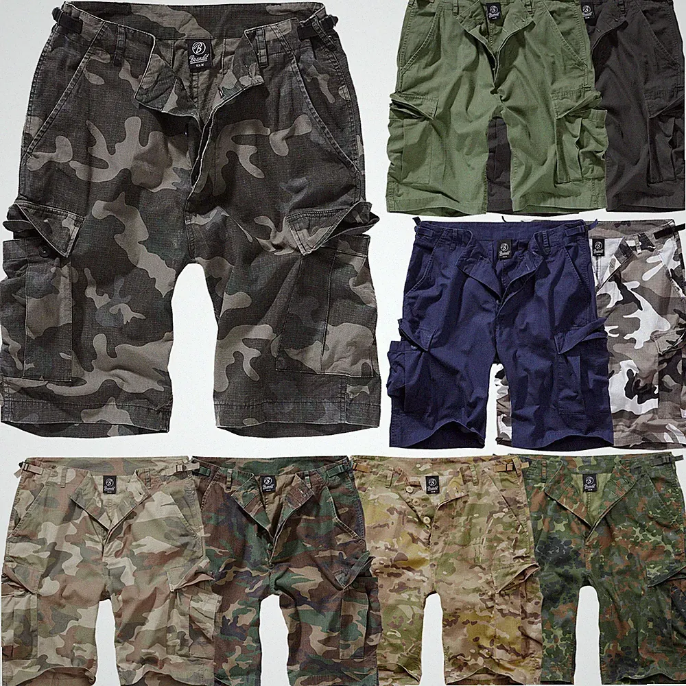 Brandit BDU Ripstop Shorts S-7XL Army Cargo Bermuda Outdoor Short kurze Hose