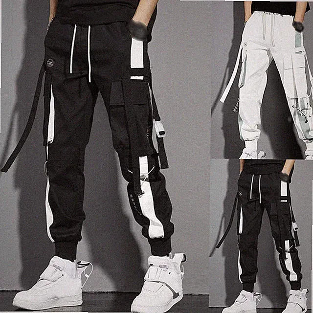Brandneu 1 * Hose Freizeithose Hip Hop Haremshose Jogginghose Polyesterstoff