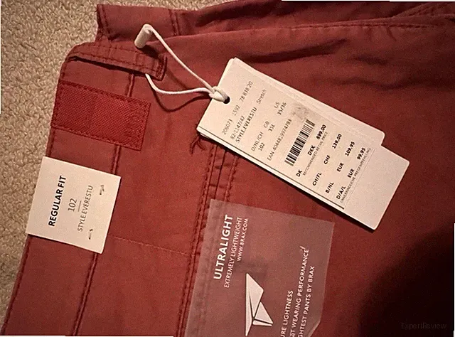 BRAX Herrenhose Haremshose Regular Rot Baumwollmischung Größe siehe