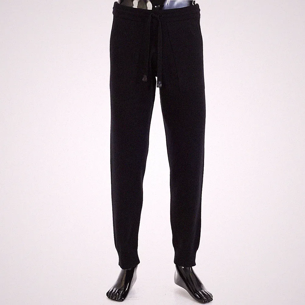 BRIONI 2100$ schwarze Jogginghose - Kaschmir, Relax Fit, Lounge