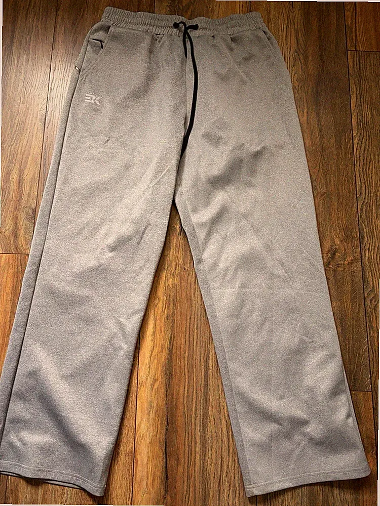 BROKIG Herren Jogginghose Grau XL Polyester/Spandex Zugband elastisch Stretch