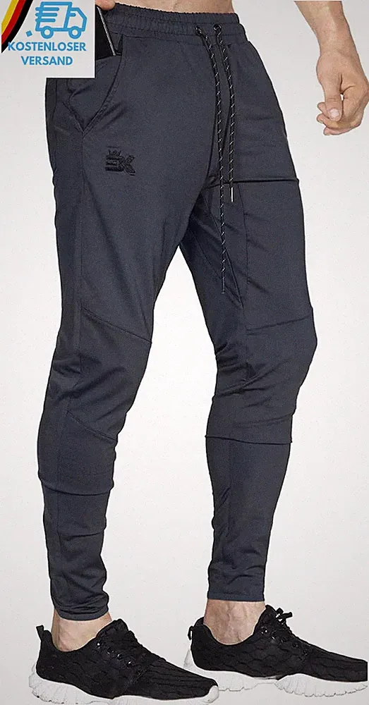 BROKIG Leichte Jogginghose Herren Fitnessstudio Trainingshose Slim Fit Sporthose