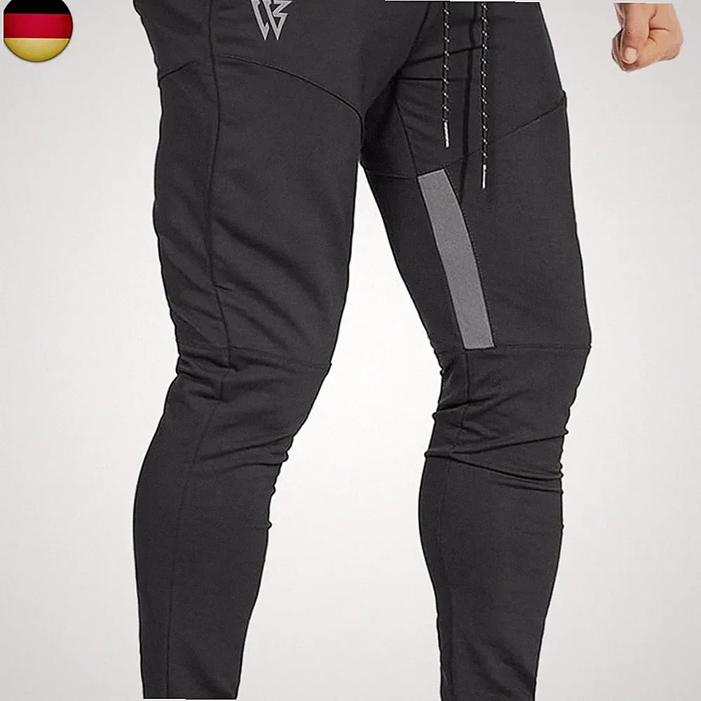 BROKIG Netz Gym Sporthose Herren Fitness Trainingshose Herren Lang Jogginghose
