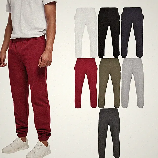 Build Your Brand Basic Pullover bb002 - Männer schlicht warm jogging trouser