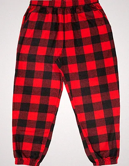 Burnside Flannel Jogger Pant S bis 3XL 5 Farben BU8810 (C)
