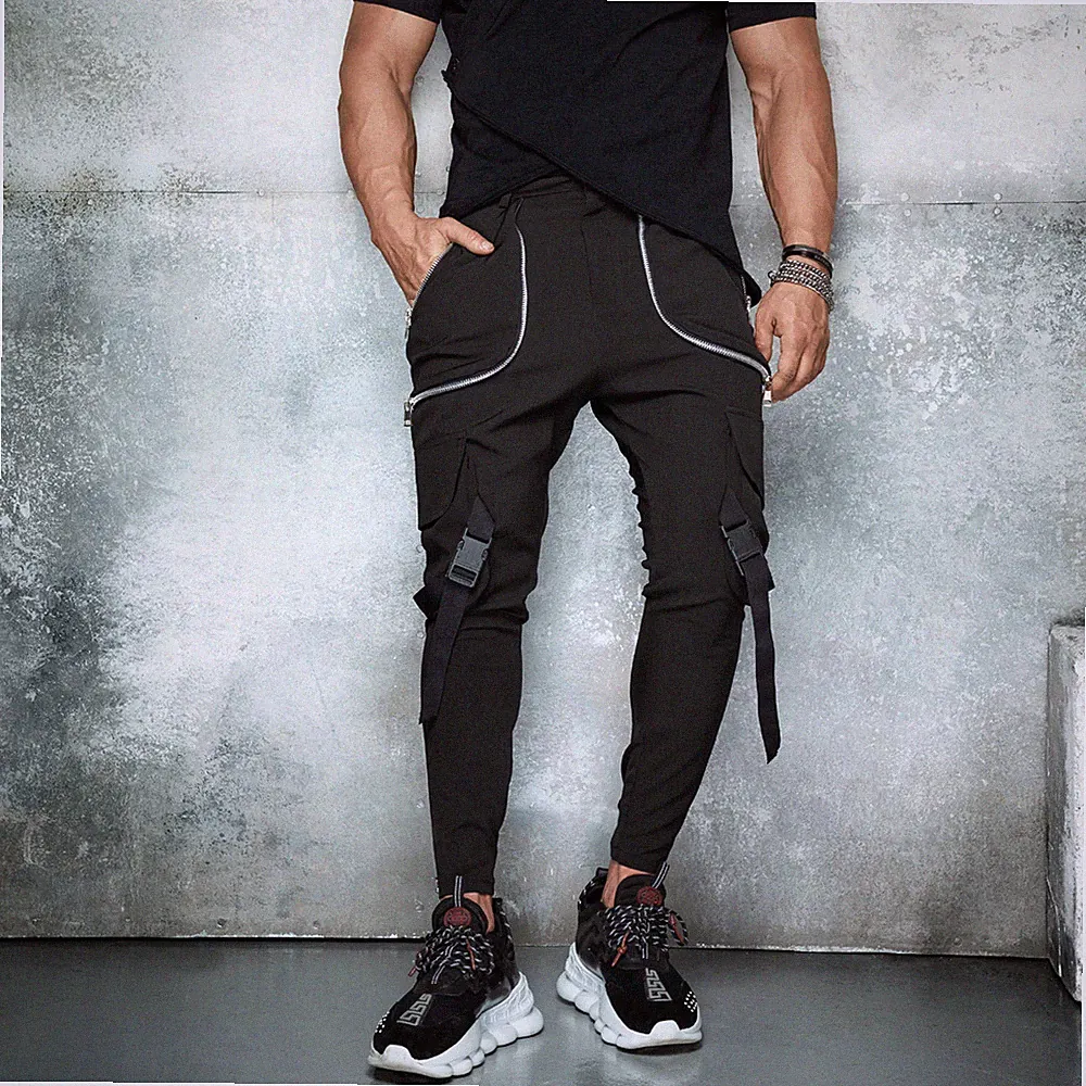 By Alina Mexton Herren Boyfriend Skinny Jogginghose Freizeithose Stoffhose S-XL