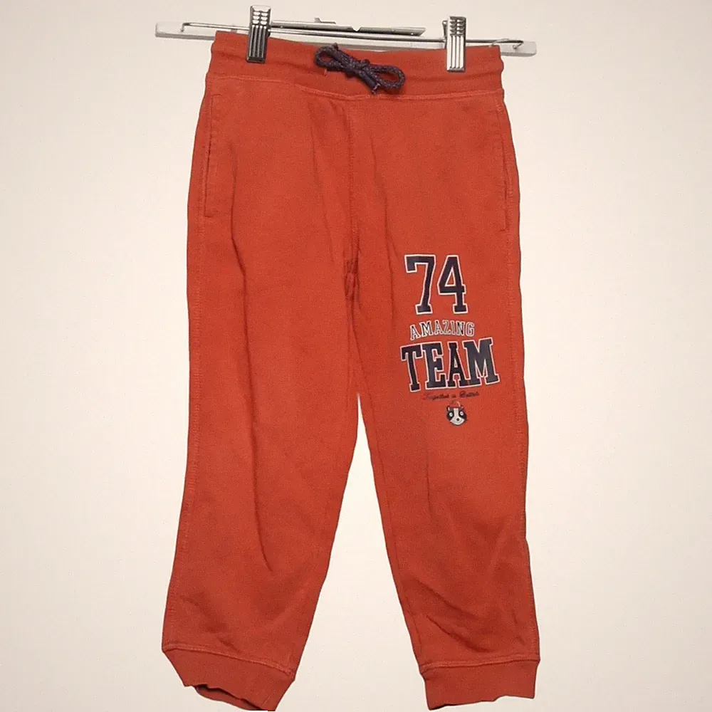 C&A, Jogginghose, Größe: 110, Orange, Baumwolle/Polyester, Print, Sweat #V37