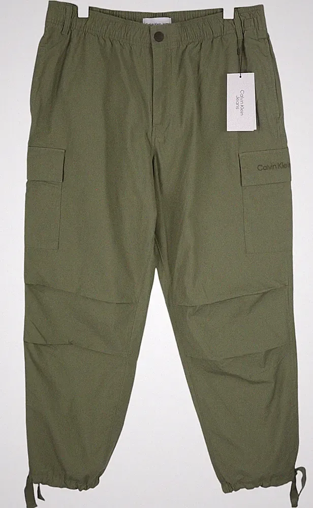 Calvin Klein Essential Regular Herren Cargo-Hose L Grün