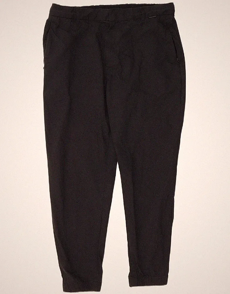 Calvin Klein Herren Jogginghose Chino Hose Große W34 L28 Schwarz Baumwolle BX17