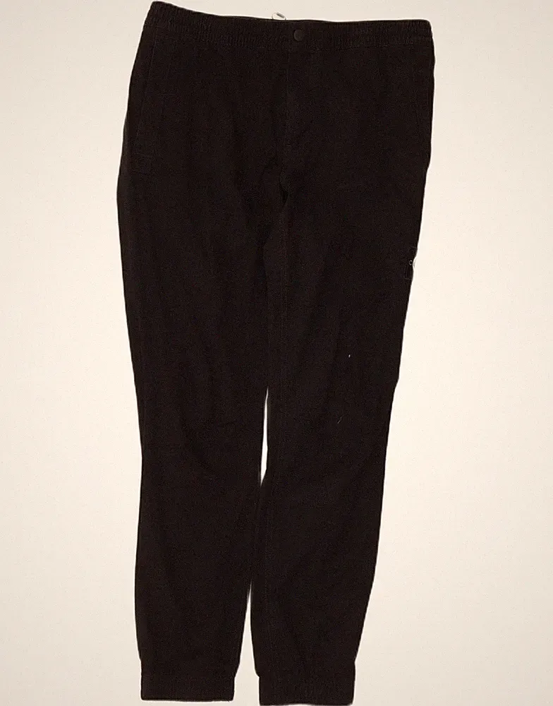 Calvin Klein Herren Jogginghose Chino Hose Medium W32 L29 Schwarz Baumwolle BI16
