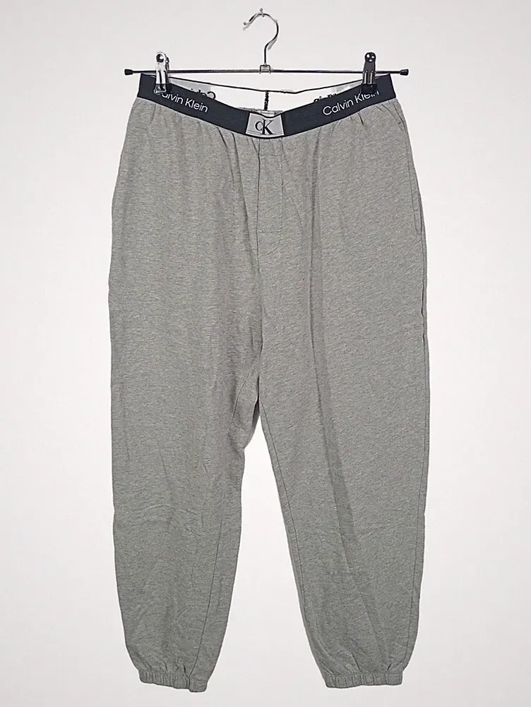 Calvin Klein Herren Jogginghose Gr. 38 Grau Sportlich