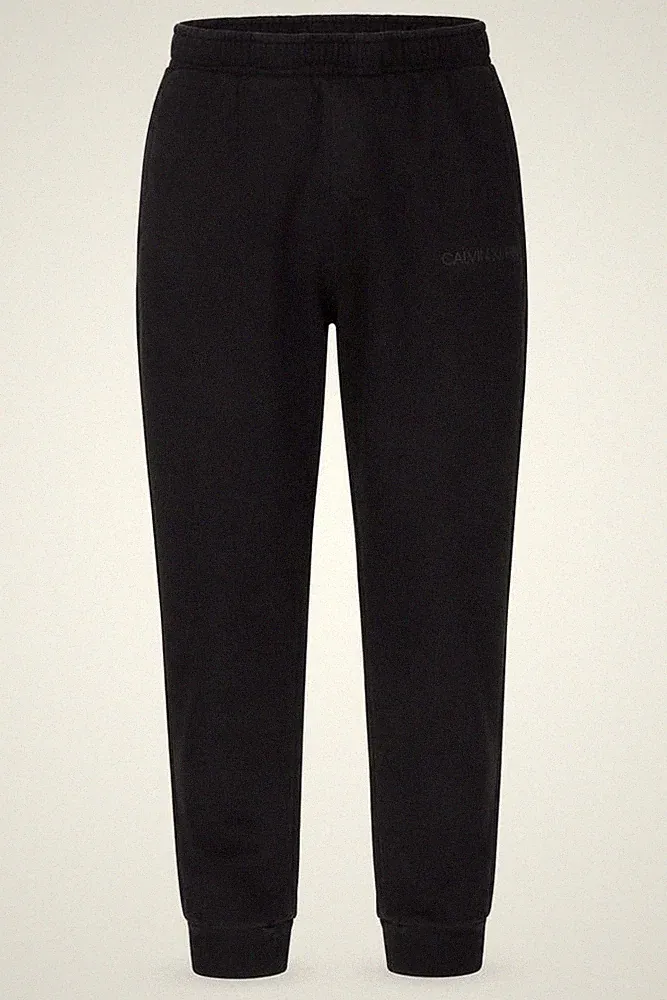 Calvin Klein Herren Jogginghose Größe M Schwarz Freizeit Gummibund Logo