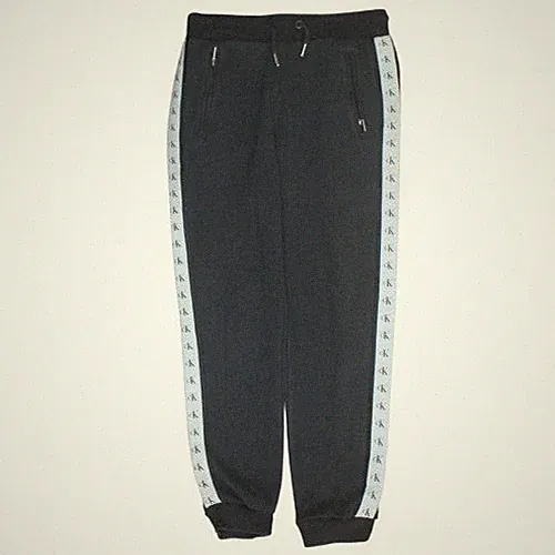 Calvin Klein Herrenjeans Regular Fit Jogger schwarz Hose UK Größe XS