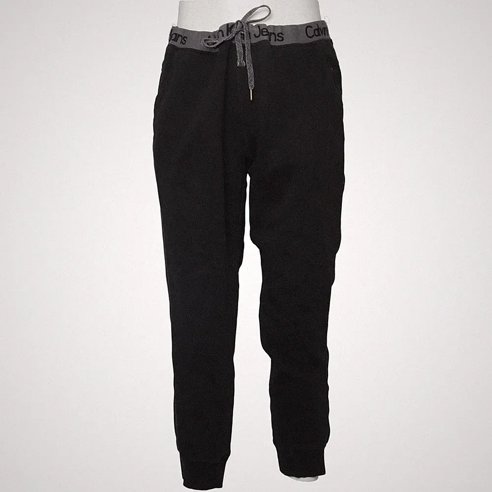 Calvin Klein Jeans, Jogginghose, Größe: L, Schwarz, Baumwolle/Polyester #ZyQ