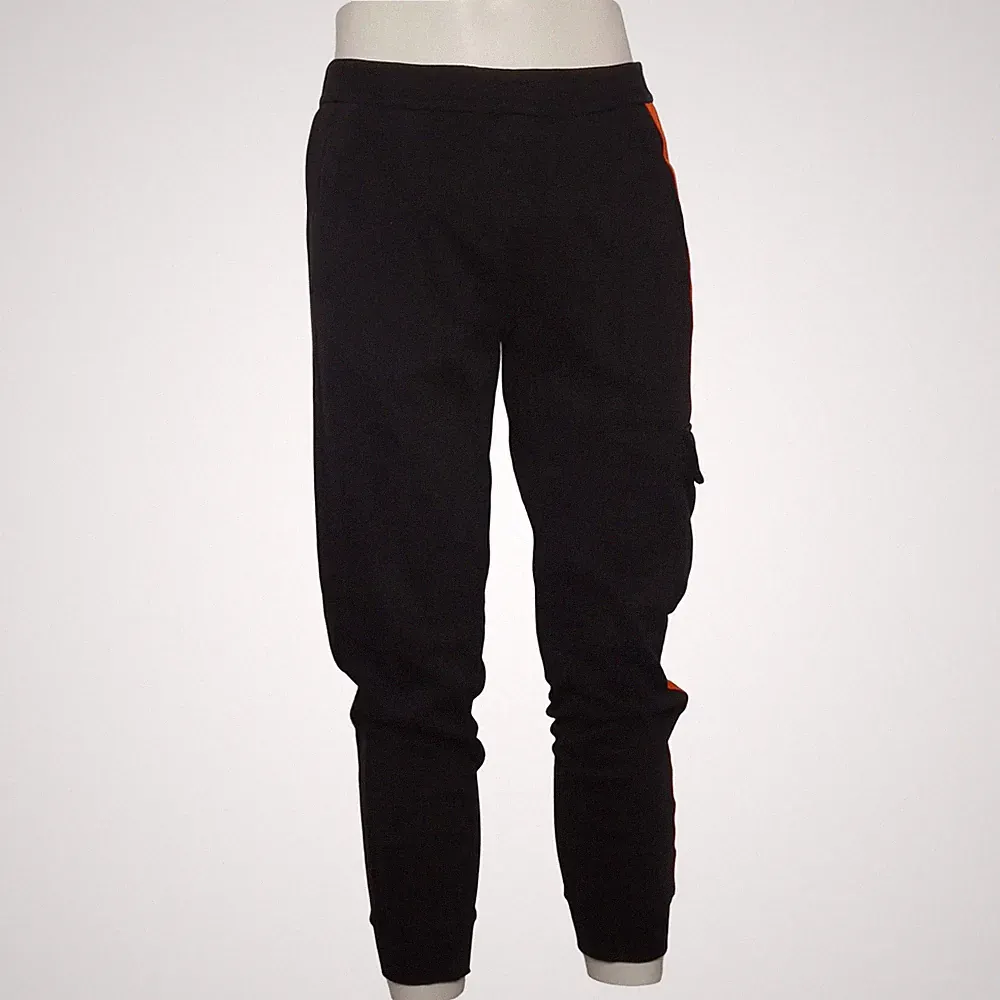 Calvin Klein Jeans, Jogginghose, Größe: M, Schwarz/Orange #le2