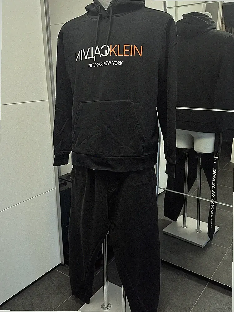 Calvin Klein Jogginganzug Kombi Hoodie/ Hose schwarz L/XL