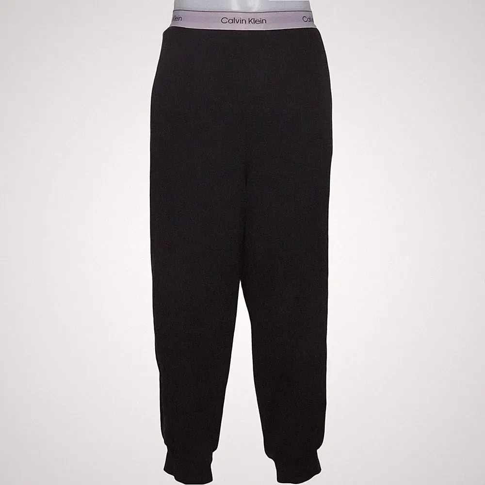 Calvin Klein, Jogginghose, Größe: L, Schwarz, Einfarbig, Sweat, Herren #kMB
