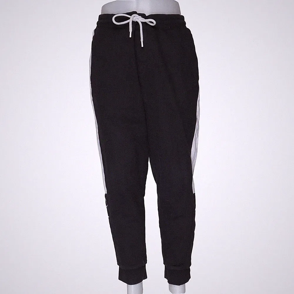 Calvin Klein, Jogginghose, Größe: L, Schwarz/Grau, Baumwolle, Sweat, Herren #nq7