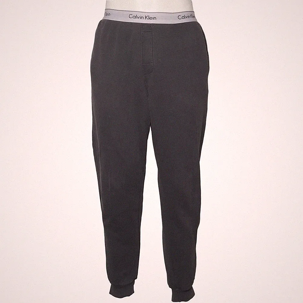Calvin Klein, Jogginghose, Größe: M, Grau, Einfarbig, Sweat, Herren #IKT