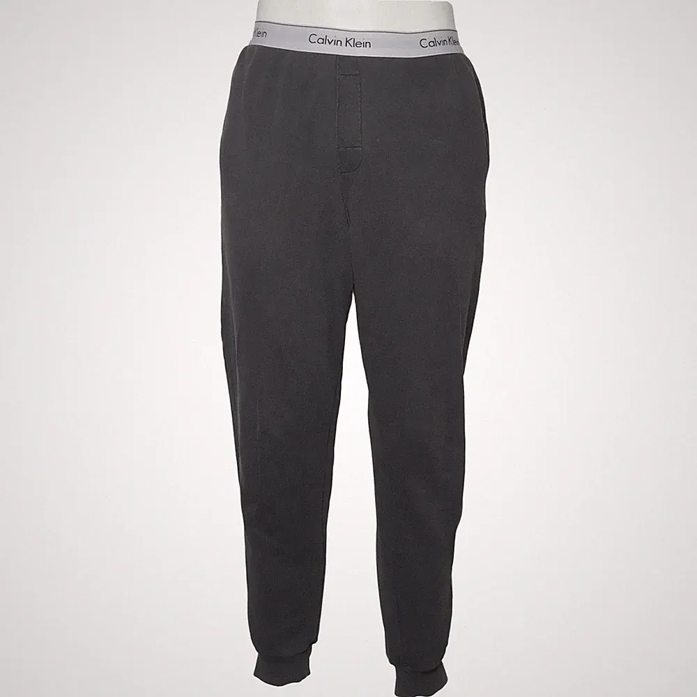 Calvin Klein, Jogginghose, Größe: M, Grau, Einfarbig, Sweat, Herren #IKT