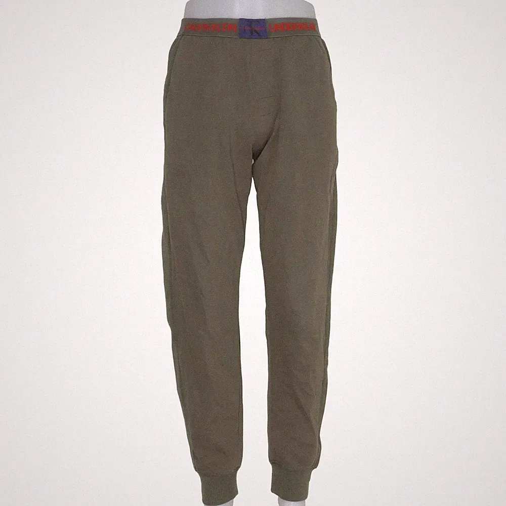 Calvin Klein, Jogginghose, Größe: M, Grün, Einfarbig, Sweat, Herren #EJA