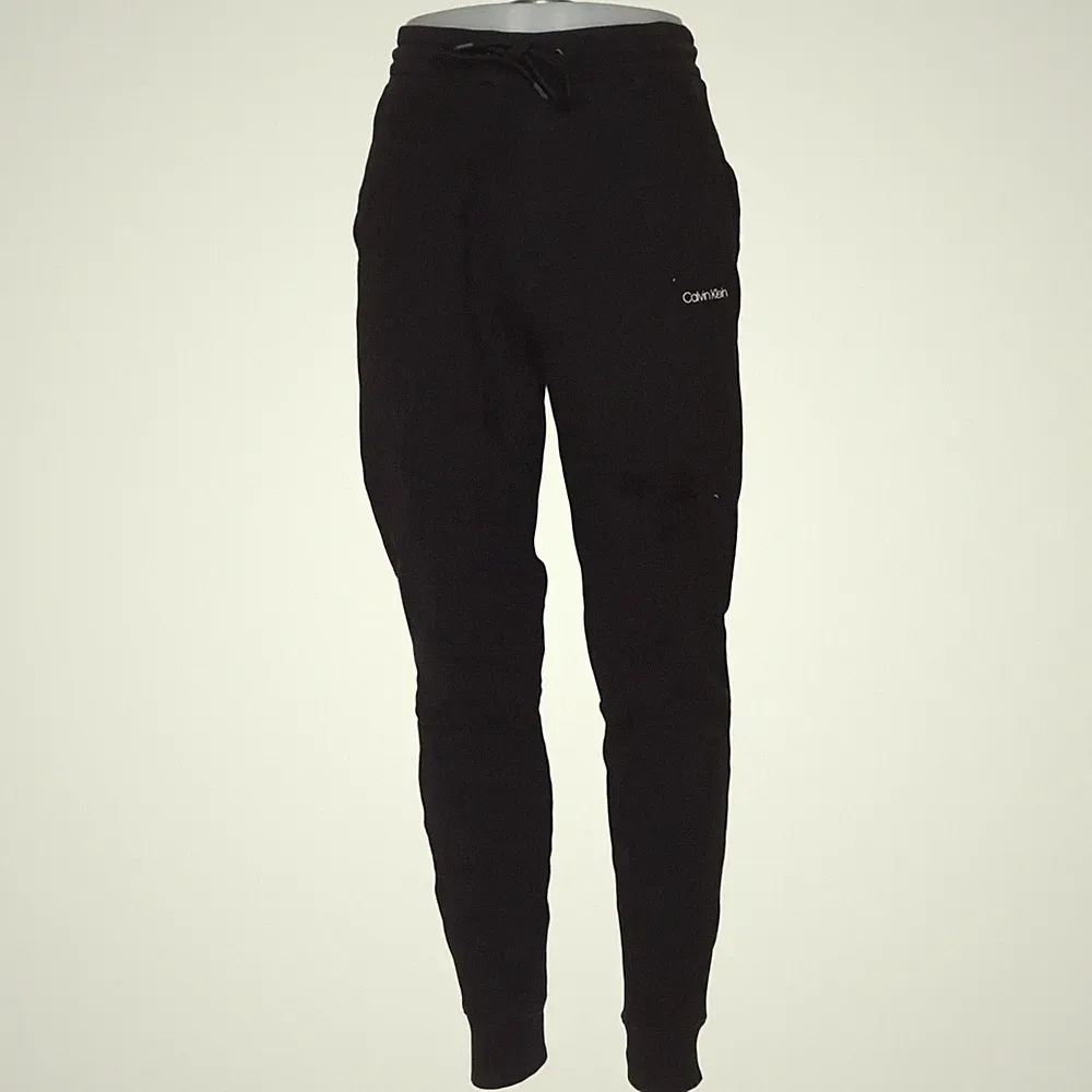 Calvin Klein, Jogginghose, Größe: M, Schwarz, Baumwolle, Einfarbig, Sweat #VPI