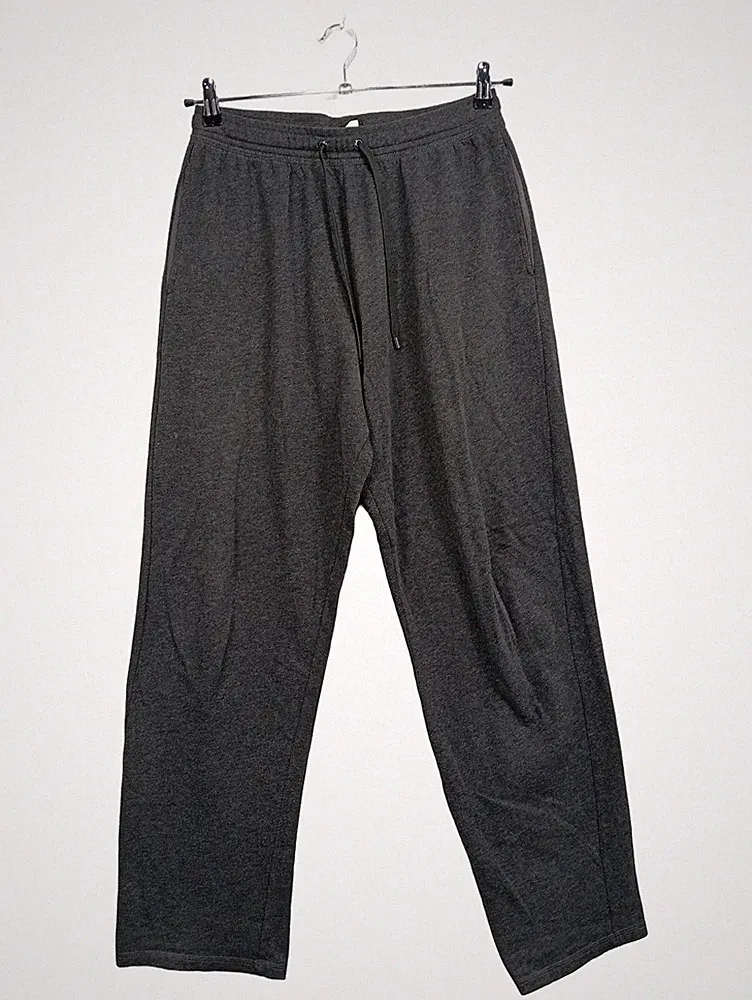 Calvin Klein Jogginghose Herren Sweatpants Grau Meliert Baumwolle Gr. M
