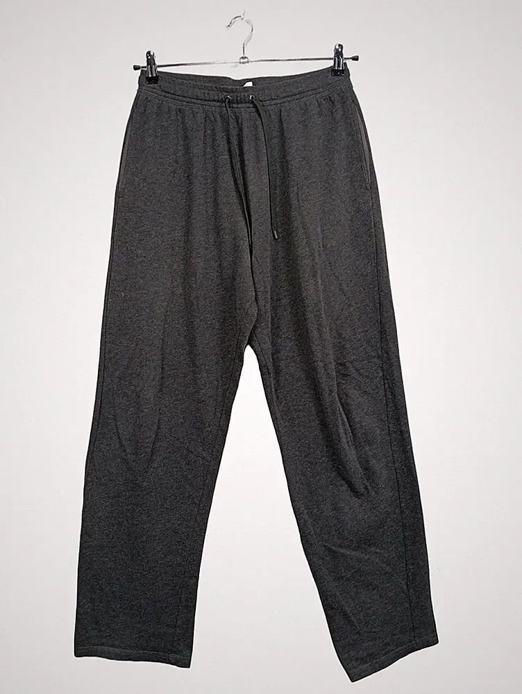 Calvin Klein Jogginghose Herren Sweatpants Grau Meliert Baumwolle Gr. M