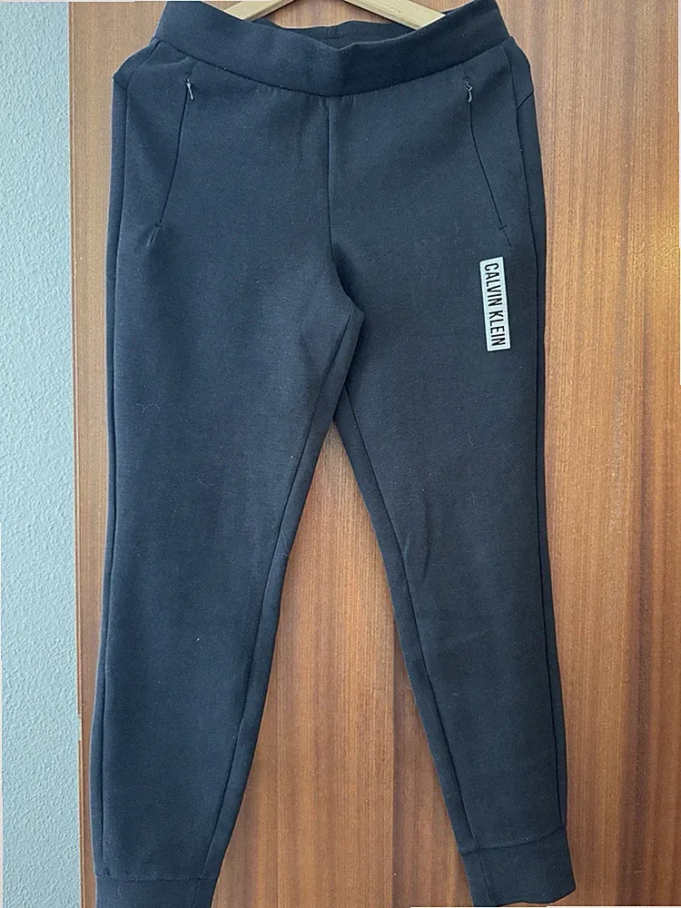 Calvin Klein Performance Damen Jogginghose Schwarz Logo Größe S/P