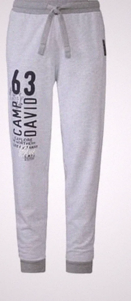 Camp David Jogginghose Neu grey melange Trainingshose Gr. L XL XXL 2XL