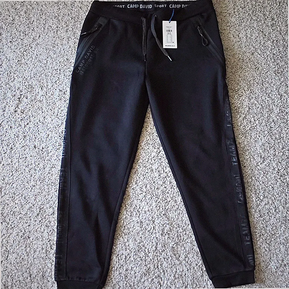 Camp David Sport Herren Jogginghose Xl Schwarz Tunnelzug Taschen