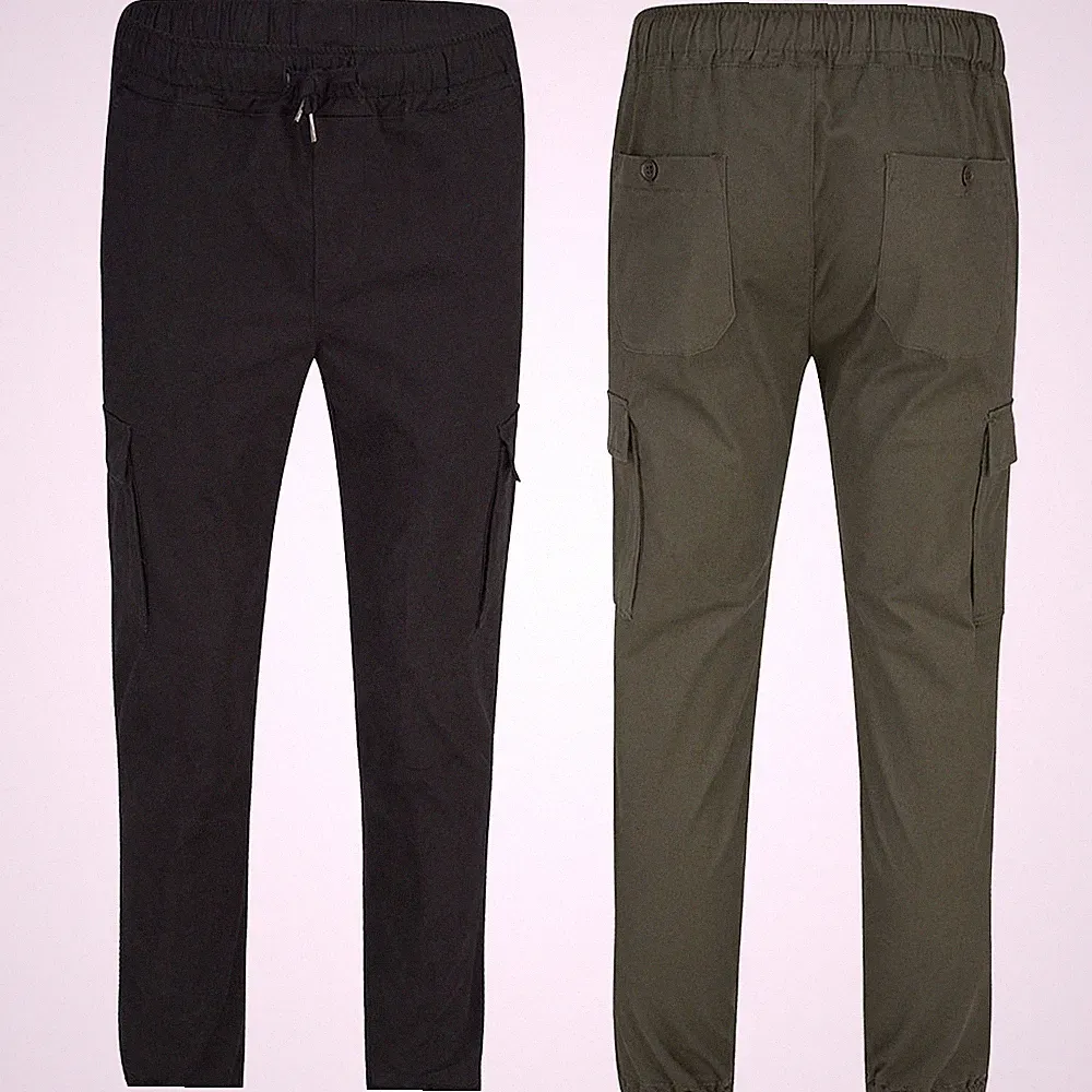 Cargo Freizeithose Comfort S-XXL Armyhose mit Taschen Jogginghose Stretch