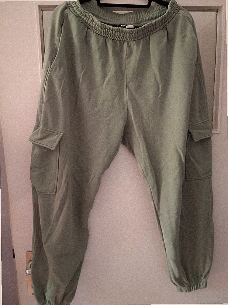 Cargo Jogger Jogginghose H&m hellgrün Gr S