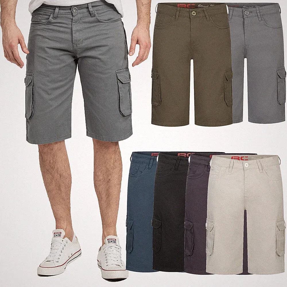 Cargo Shorts Herren Rock Creek Herren Bermuda Hose kurz Sommer Cargoshorts H-378