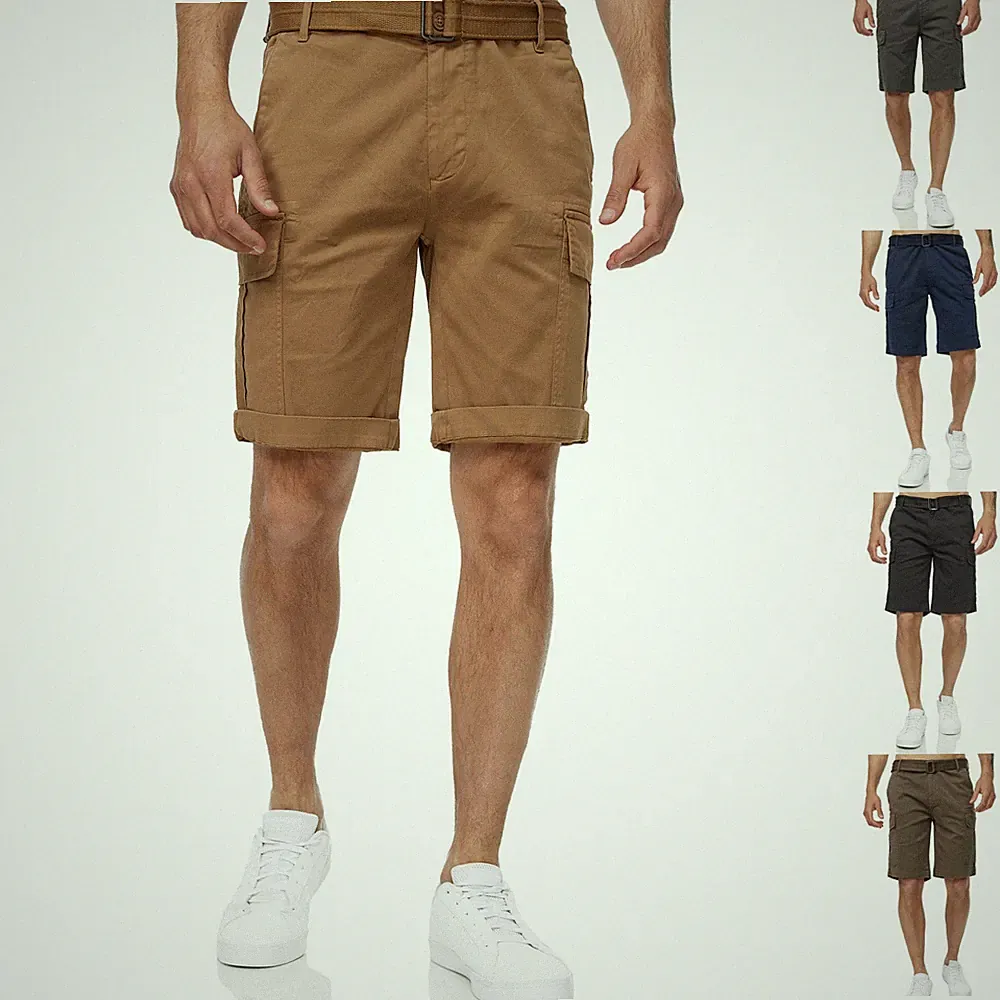 Cargo Shorts Herren Tazzio Cargoshorts kurze Hose inkl. Gürtel Sweat Jogger Jogg